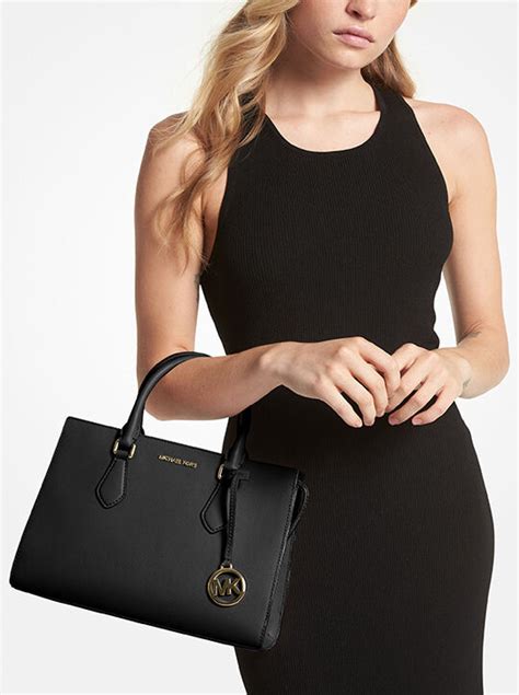 michael kors vegan faux leather|Sheila Medium Faux Saffiano Leather Satchel .